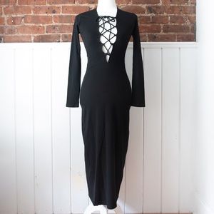 Reformation Edison Dress Size Small, Black